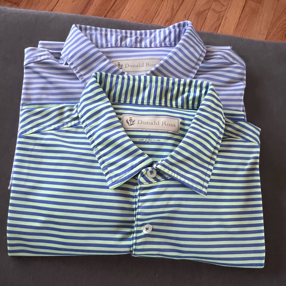2 Donald Ross Performance Golf Polo XL Golf shirts